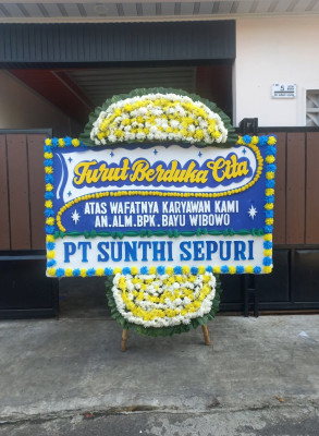 Papan Bunga Duka di Temindung Permai