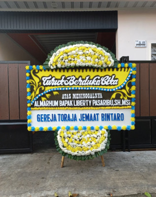 Papan Bunga Duka di Temindung Permai