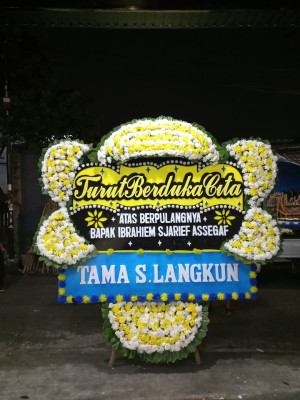 Papan Bunga Duka di Temindung Permai